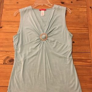 Anne Klein sleeveless twist shirt